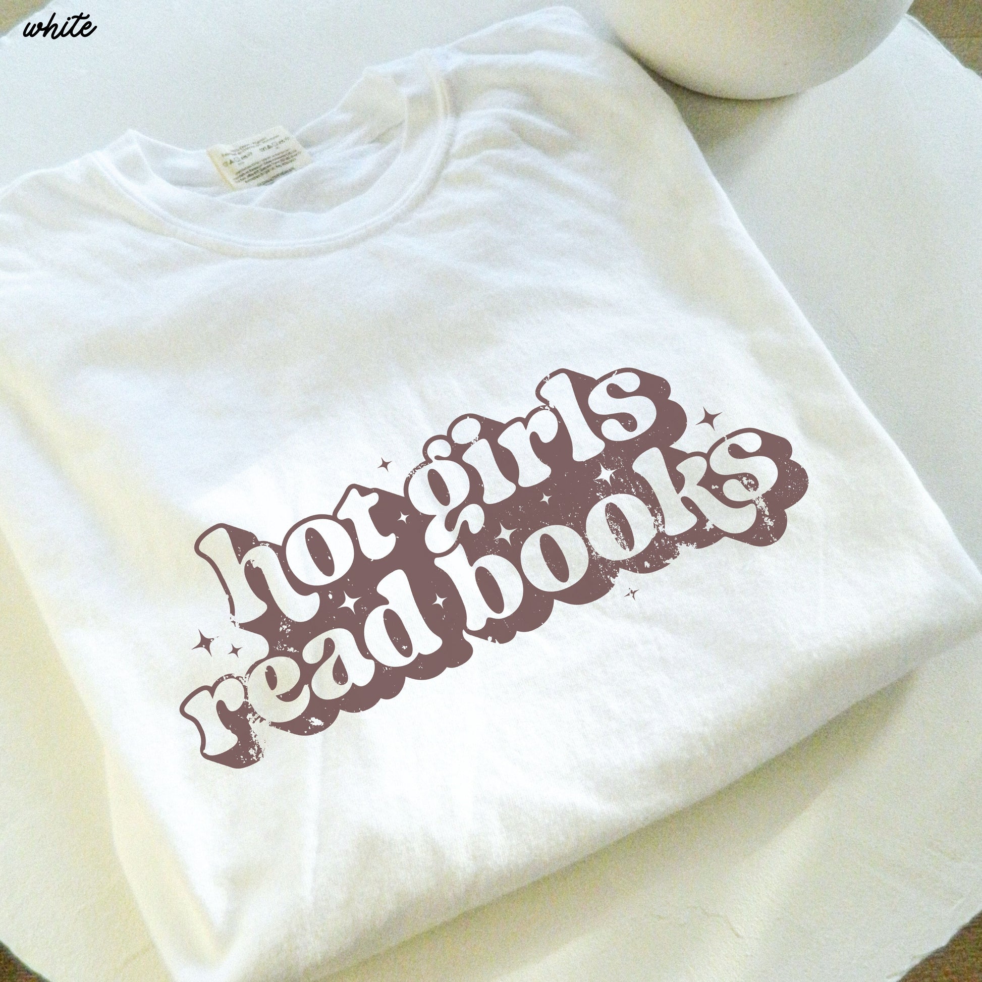 Pre-Order: Hot Girls Read Books Tee *11 Colors (S-3X) Chloe Vs Tank The Boutique