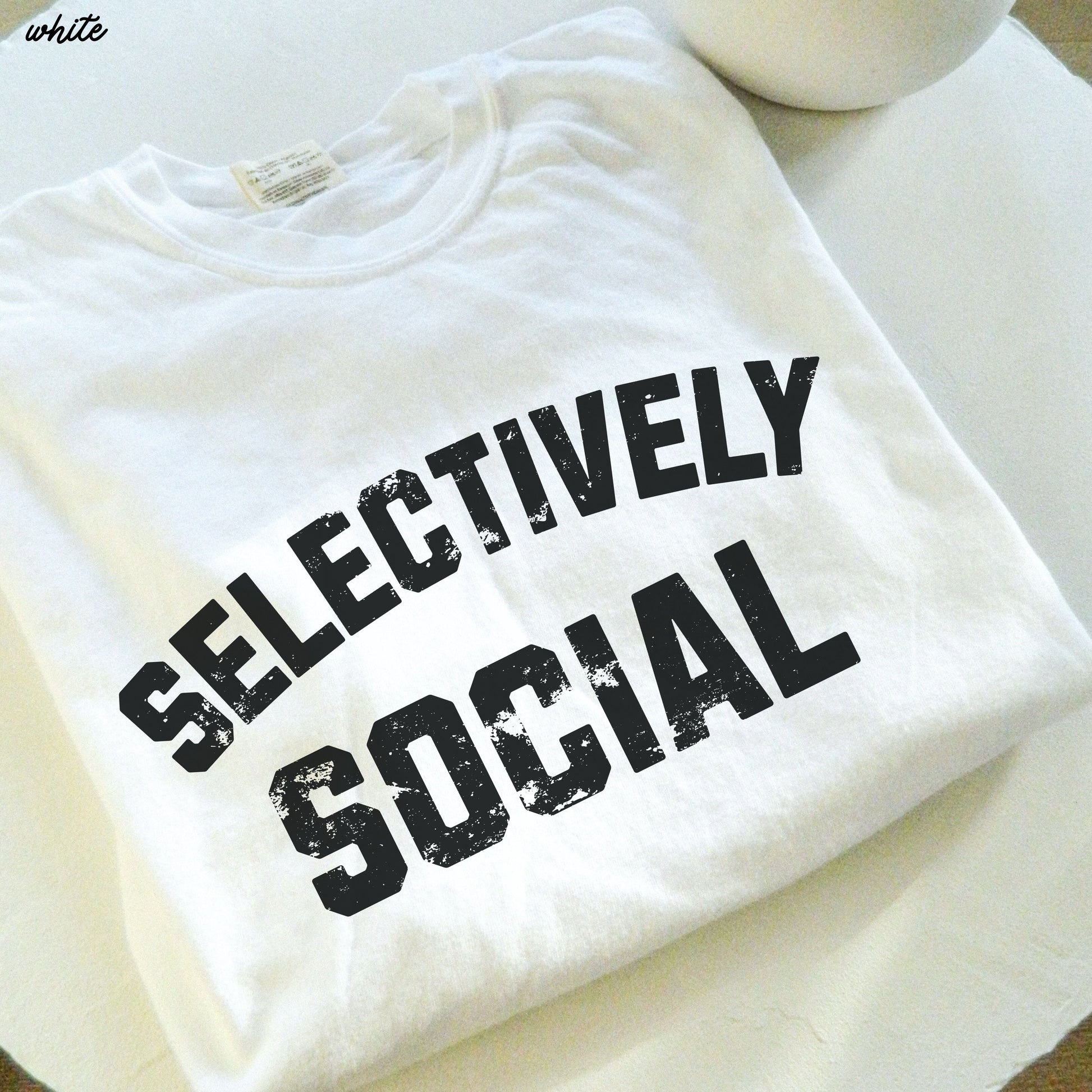 Selectively Social Tee *9 Colors (S-3X) Chloe Vs Tank The Boutique