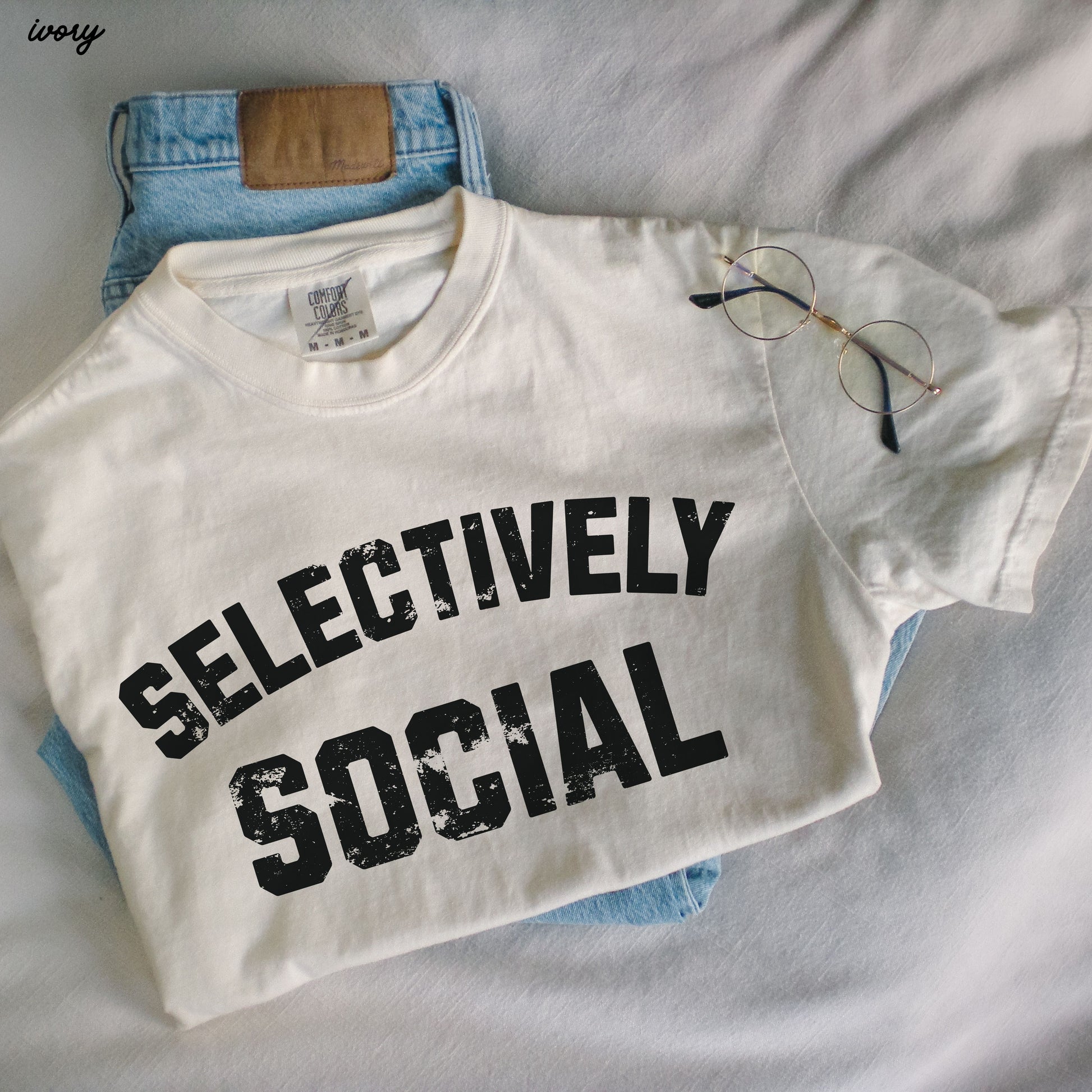 Selectively Social Tee *9 Colors (S-3X) Chloe Vs Tank The Boutique