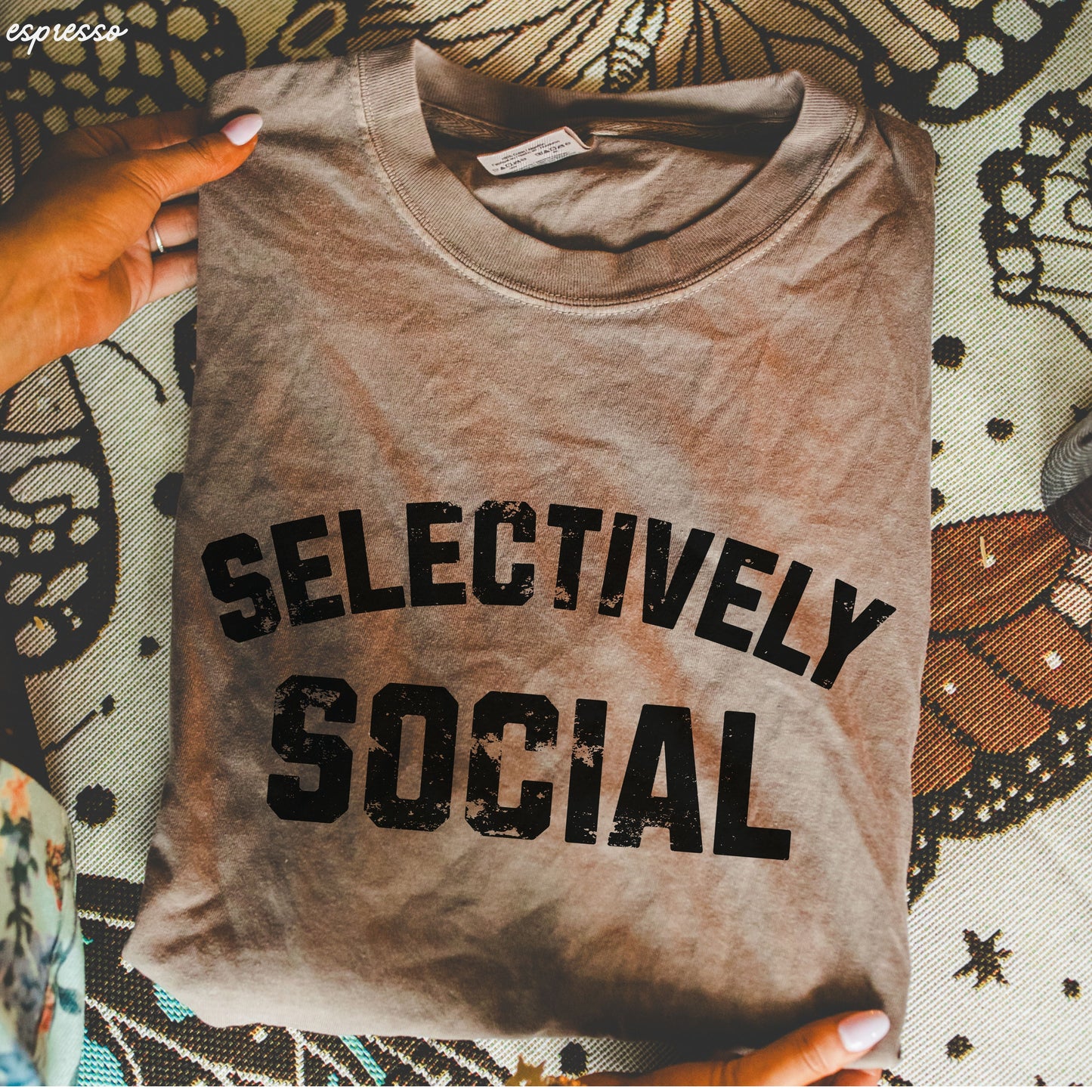 Selectively Social Tee *9 Colors (S-3X) Chloe Vs Tank The Boutique