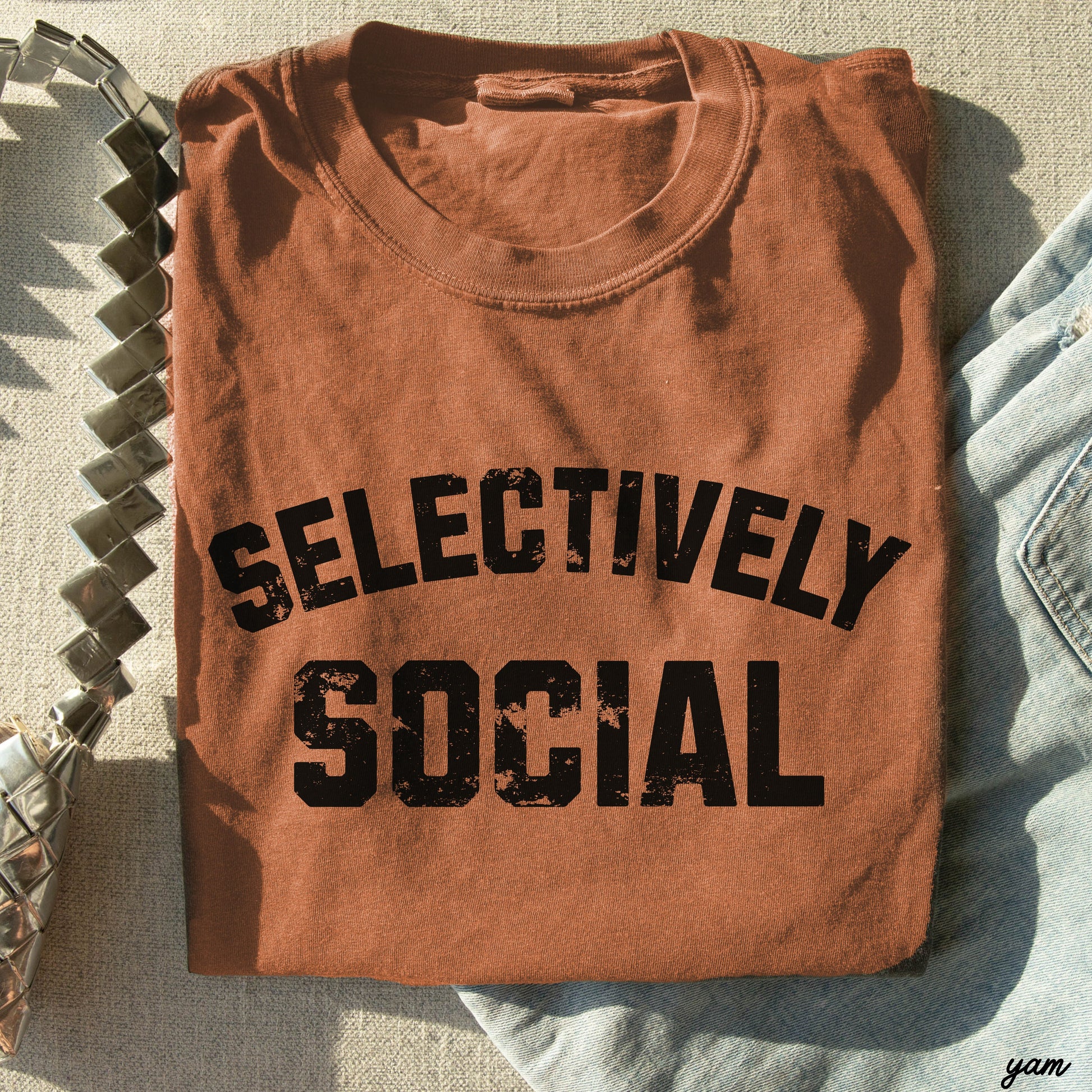 Selectively Social Tee *9 Colors (S-3X) Chloe Vs Tank The Boutique