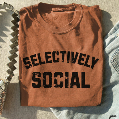 Selectively Social Tee *9 Colors (S-3X) Chloe Vs Tank The Boutique