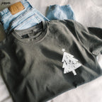 Xmas Tree Pocket Tee *7 Colors (S-3X) Chloe Vs Tank The Boutique