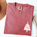 Xmas Tree Pocket Tee *7 Colors (S-3X) Chloe Vs Tank The Boutique