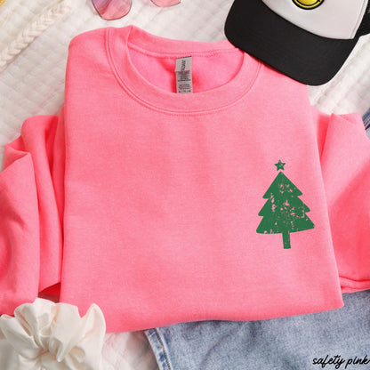 Xmas Tree Pocket Sweatshirt *6 Colors (S-3X) Chloe Vs Tank The Boutique