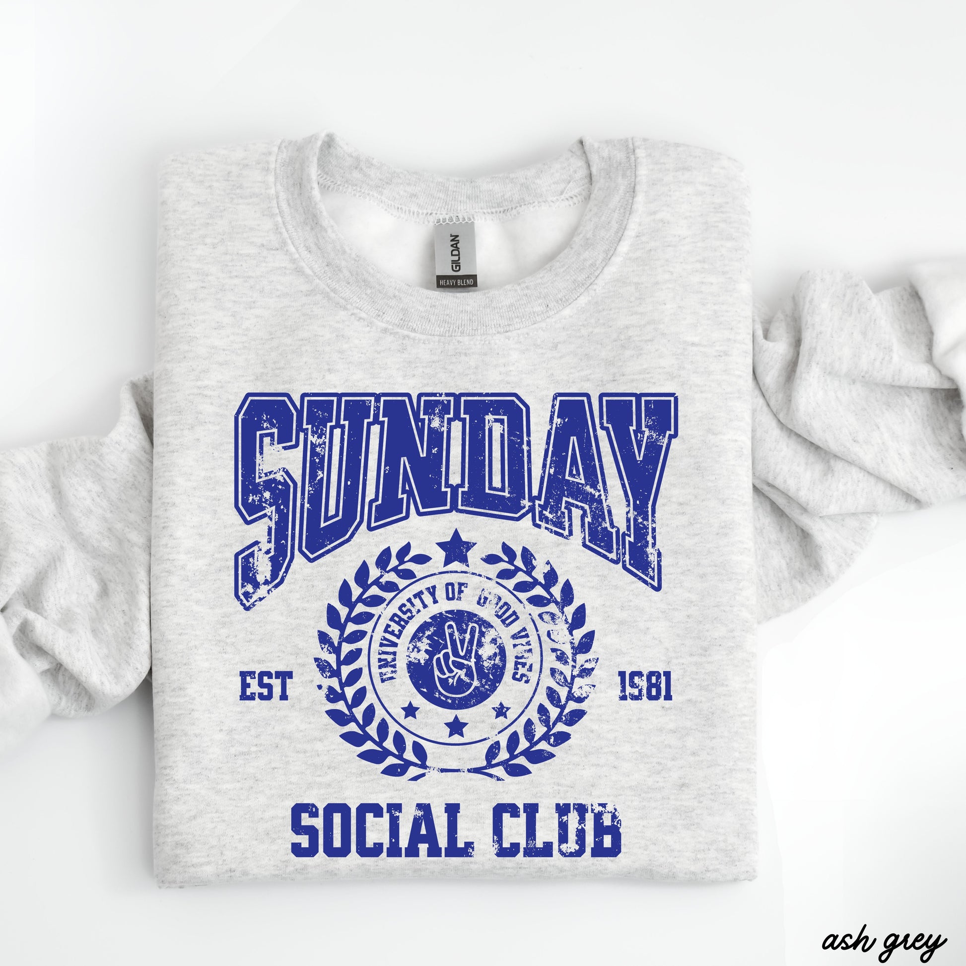 Sunday Social Sweatshirt *9 Colors (S-3X) Chloe Vs Tank The Boutique