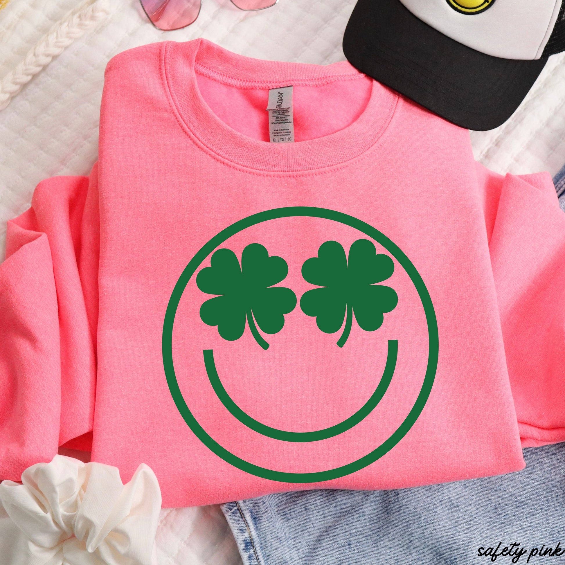 Shamrock Eyes Sweatshirt *5 Colors (S-3X) Chloe Vs Tank The Boutique