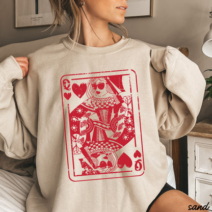 The Queen Sweatshirt *3 Colors (S-3X) Chloe Vs Tank The Boutique