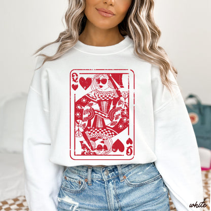 The Queen Sweatshirt *3 Colors (S-3X) Chloe Vs Tank The Boutique