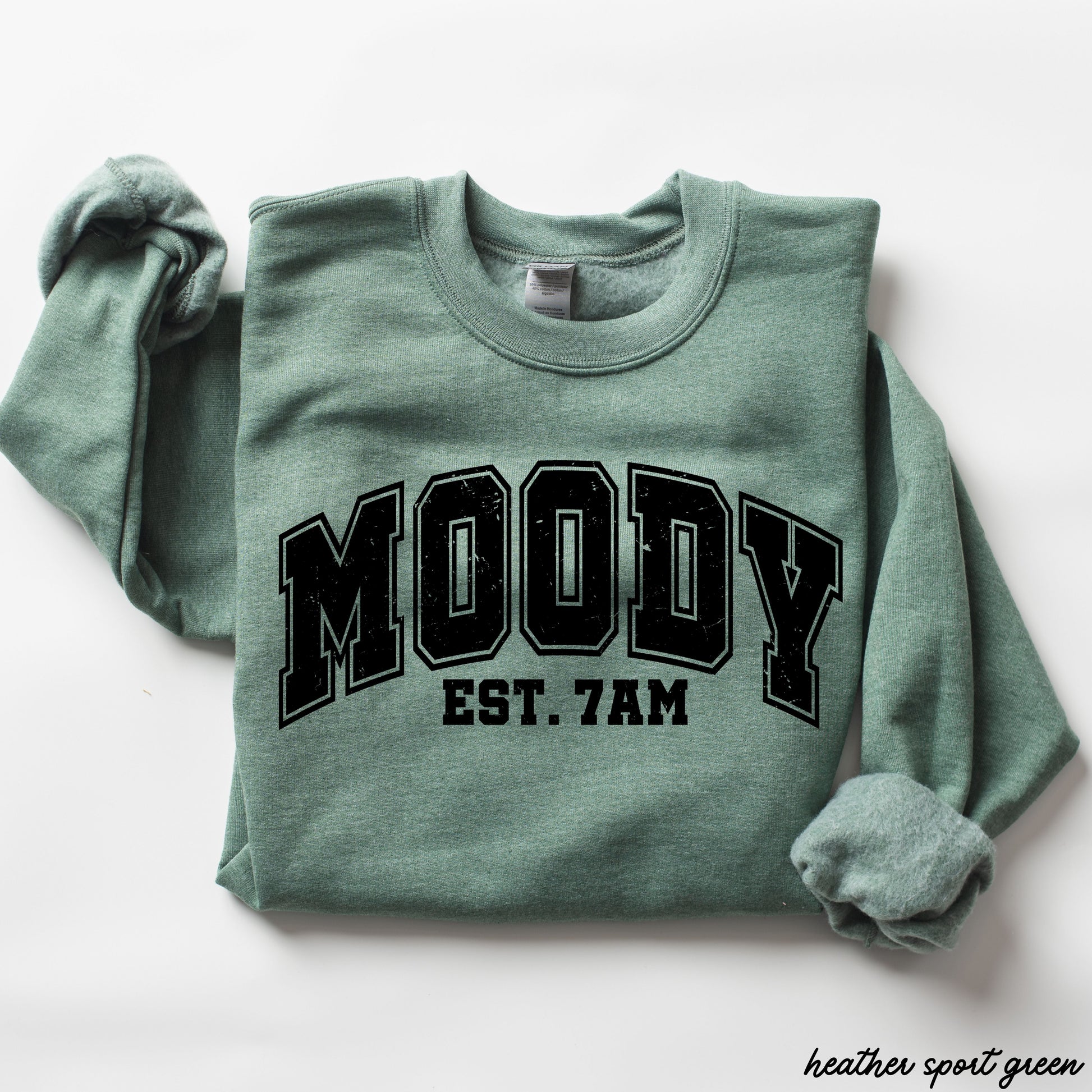 Moody 7am Sweatshirt *7 Colors (S-3X) Chloe Vs Tank The Boutique
