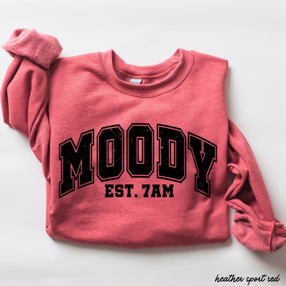 Moody 7am Sweatshirt *7 Colors (S-3X) Chloe Vs Tank The Boutique
