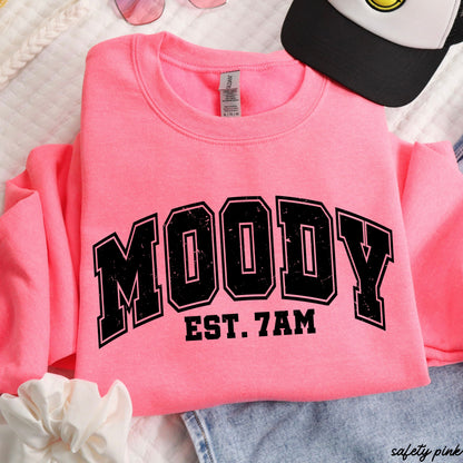 Moody 7am Sweatshirt *7 Colors (S-3X) Chloe Vs Tank The Boutique