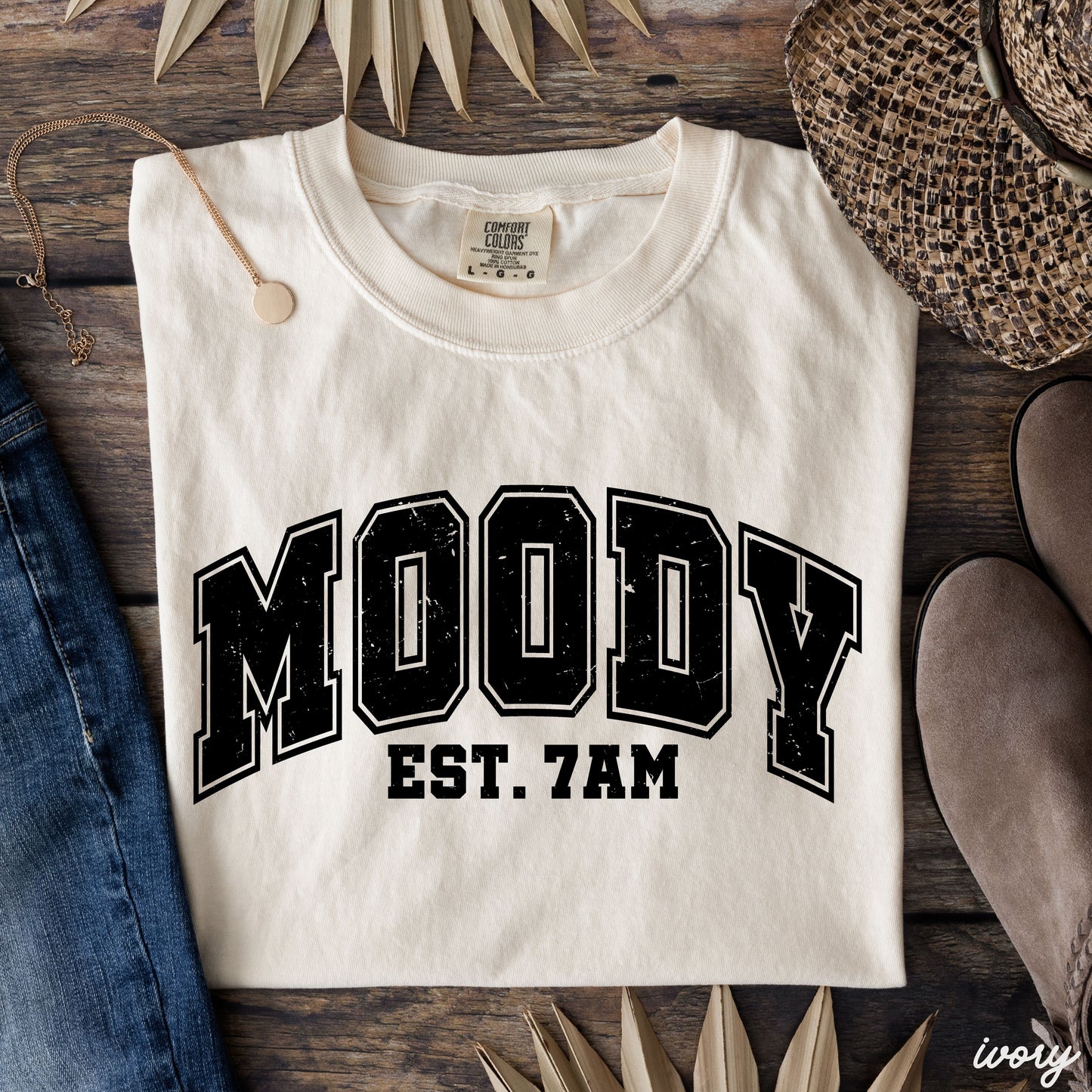 Moody 7am Tee *9 Colors (S-3X) Chloe Vs Tank The Boutique