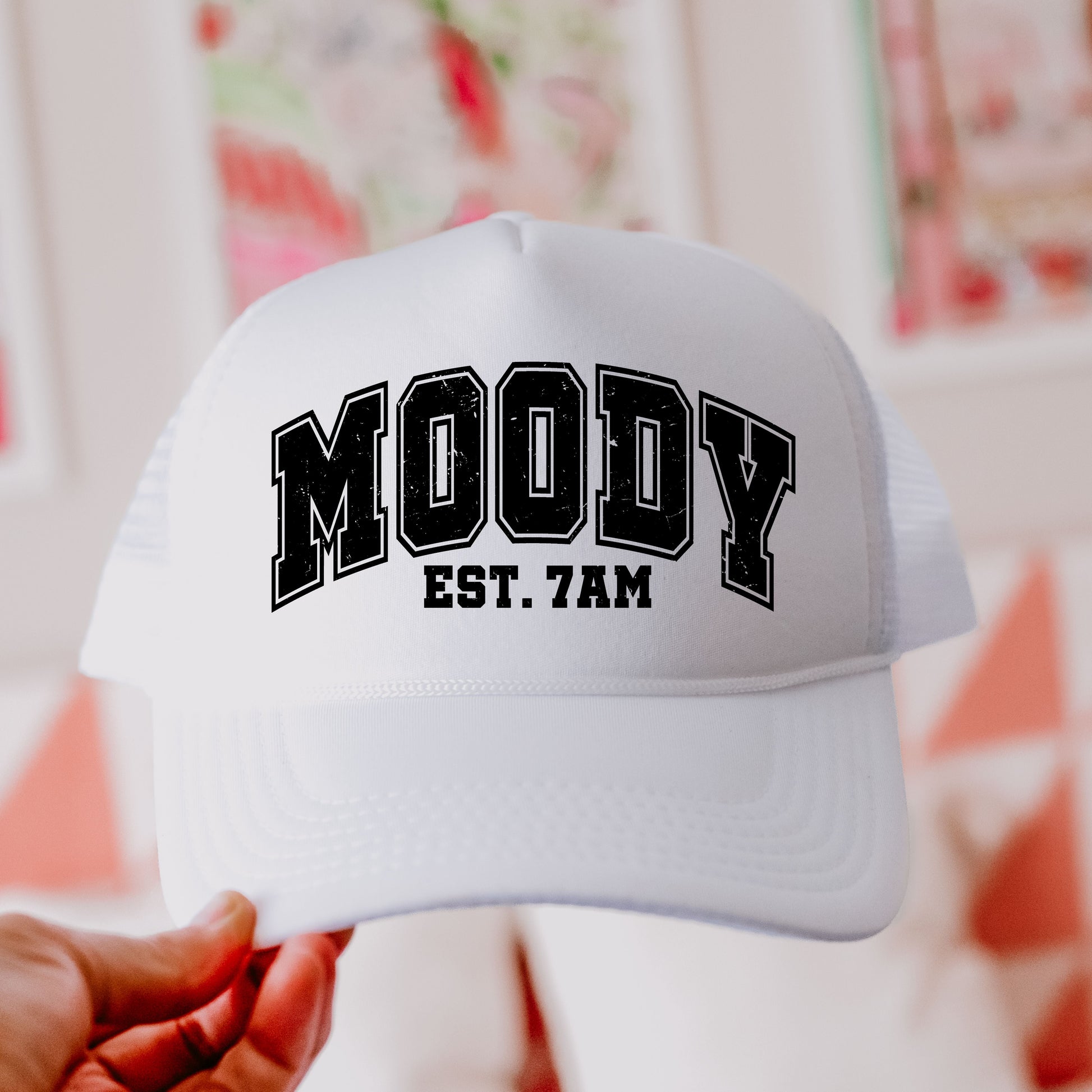 Moody 7am Trucker Hat *5 COLORS Chloe Vs Tank The Boutique