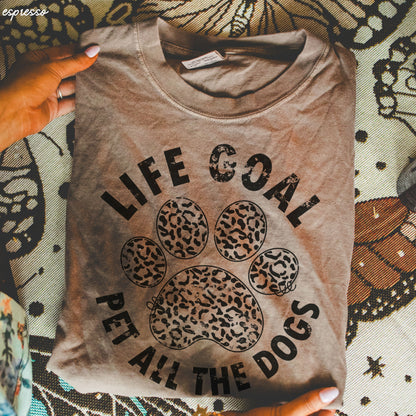 Pet All The Dogs Leopard Paw Tee *13 Colors (S-3X) Chloe Vs Tank The Boutique