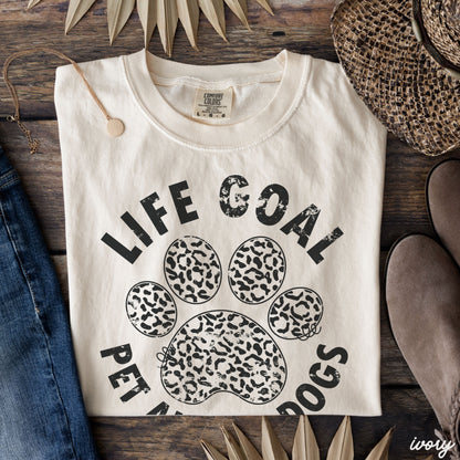 Pet All The Dogs Leopard Paw Tee *13 Colors (S-3X) Chloe Vs Tank The Boutique