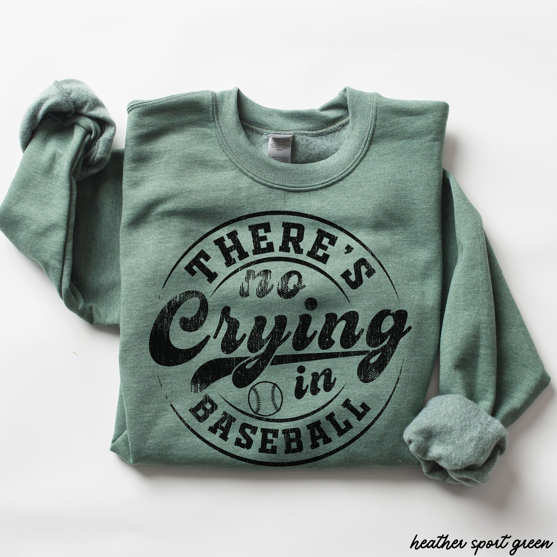No Crying in Baseball Sweatshirt *8 Colors (S-3X) Chloe Vs Tank The Boutique
