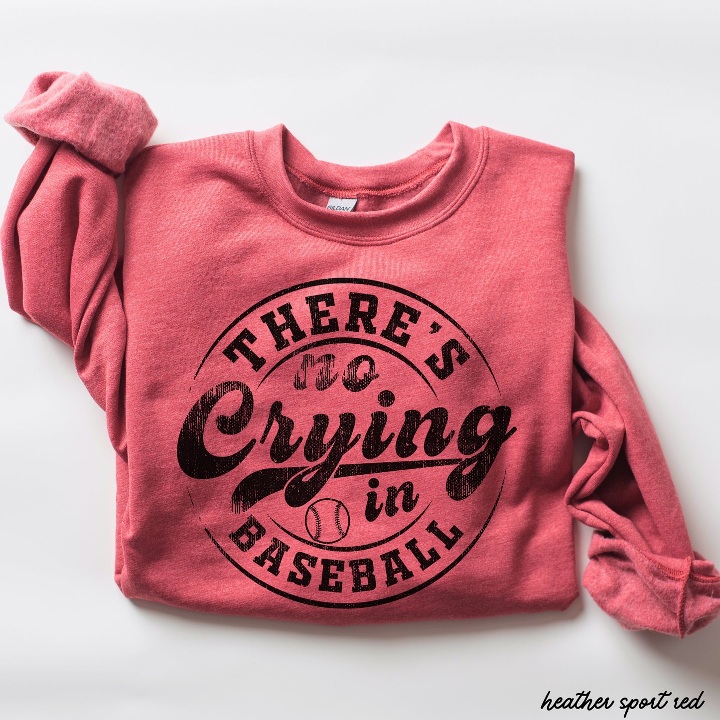 No Crying in Baseball Sweatshirt *8 Colors (S-3X) Chloe Vs Tank The Boutique