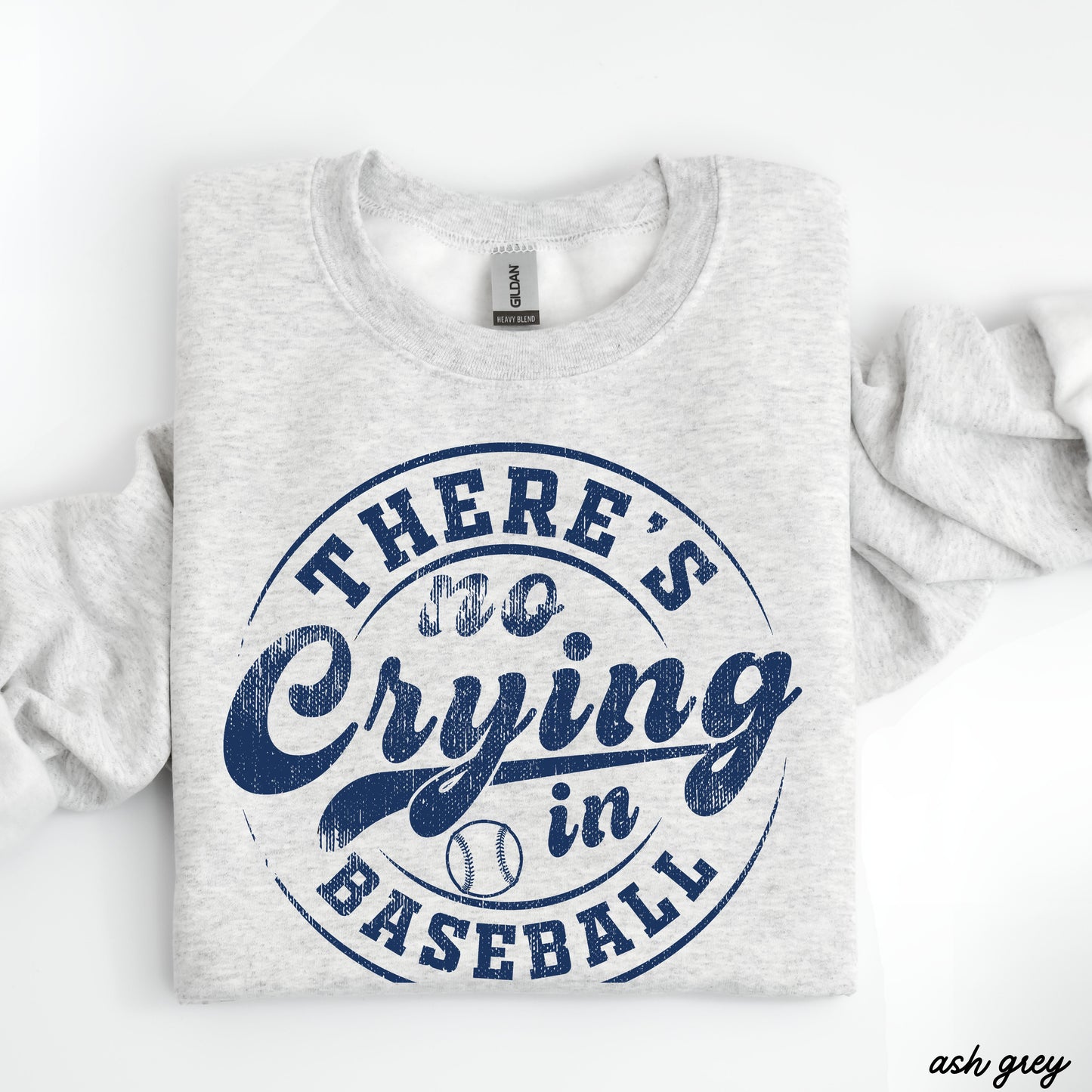No Crying in Baseball Sweatshirt *8 Colors (S-3X) Chloe Vs Tank The Boutique