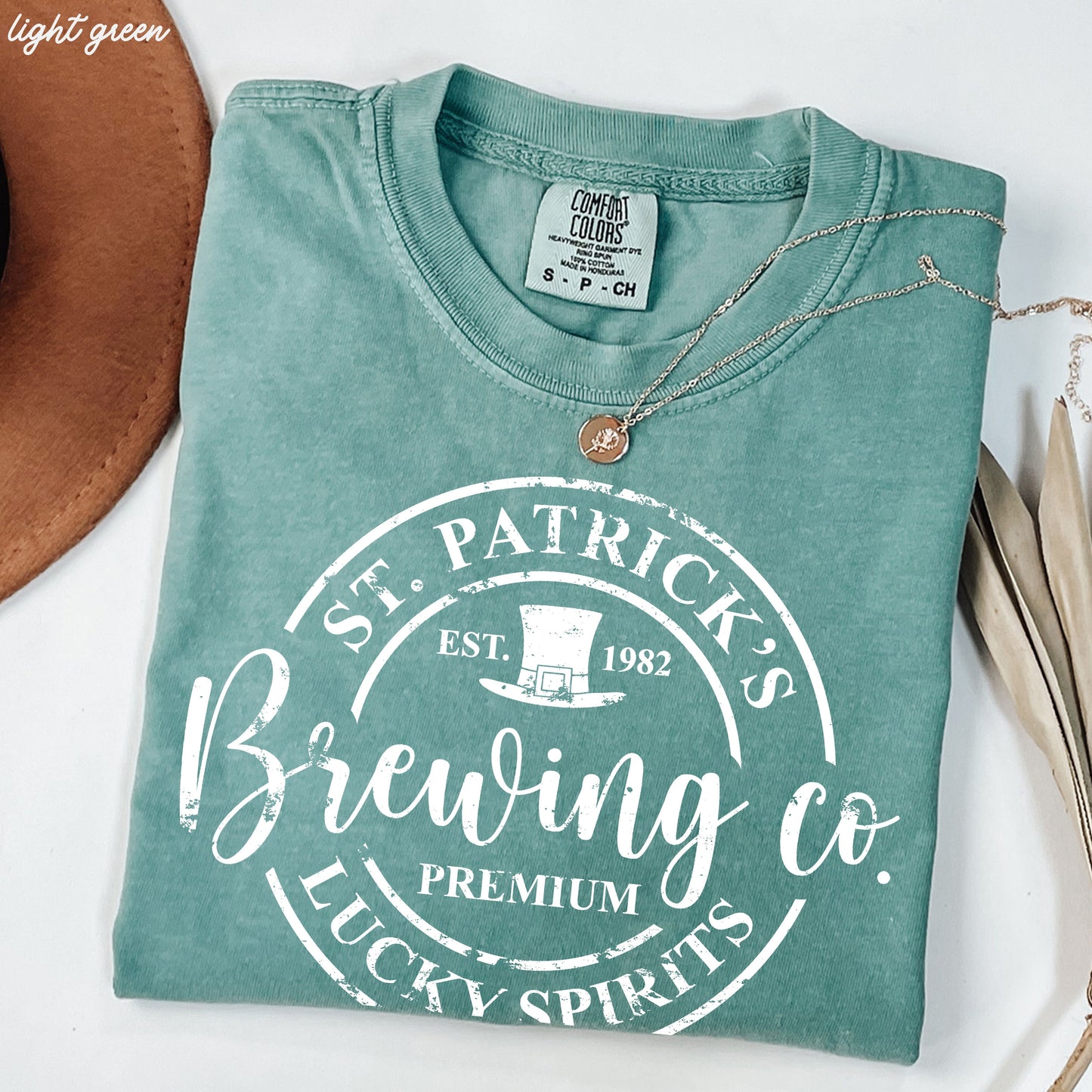 St. Patrick's Brewing Comfort Colors Tee *4 Colors (S-3X) Chloe Vs Tank The Boutique