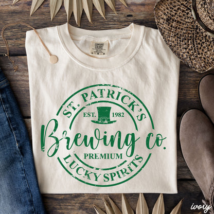 St. Patrick's Brewing Comfort Colors Tee *4 Colors (S-3X) Chloe Vs Tank The Boutique