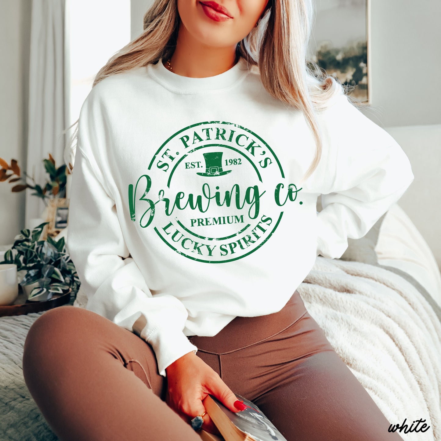 St. Patrick's Brewing Sweatshirt *5 Colors (S-3X) Chloe Vs Tank The Boutique
