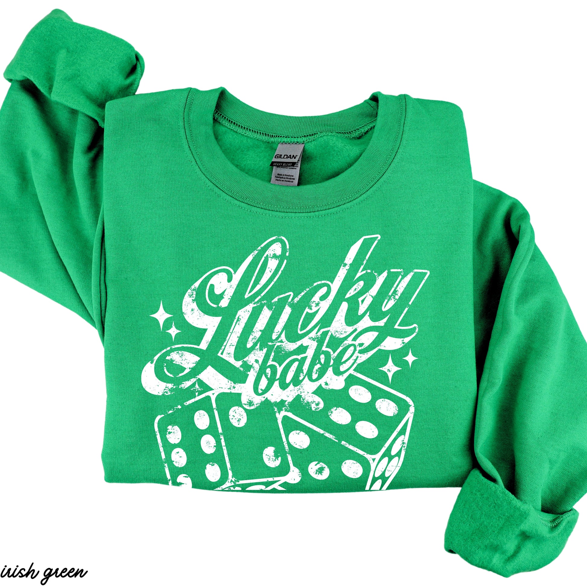 Lucky Babe Dice Sweatshirt *8 Colors (S-3X) Chloe Vs Tank The Boutique