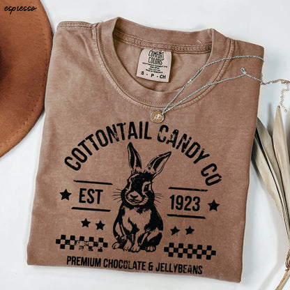 Cottontail Candy Co Comfort Colors Tee *14 Colors (S-3X) Chloe Vs Tank The Boutique
