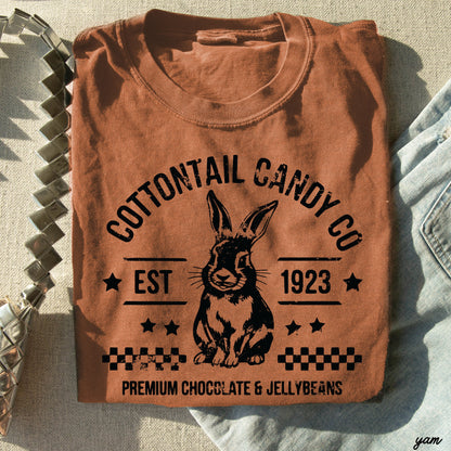 Cottontail Candy Co Comfort Colors Tee *14 Colors (S-3X) Chloe Vs Tank The Boutique