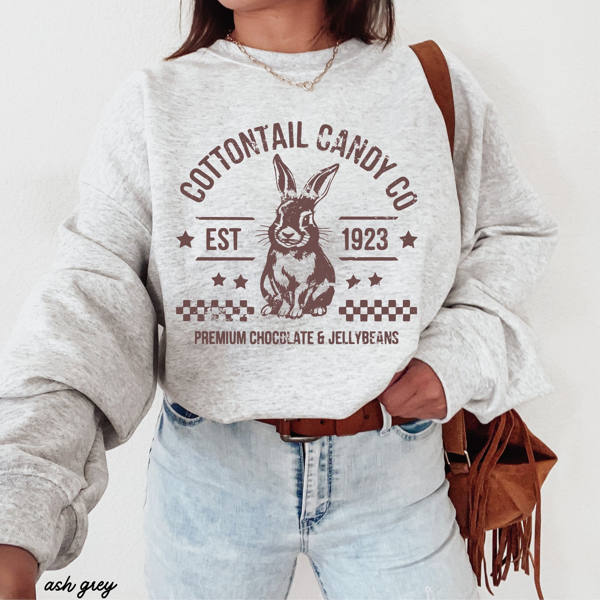Cottontail Candy Co Sweatshirt *8 Colors (S-3X) Chloe Vs Tank The Boutique