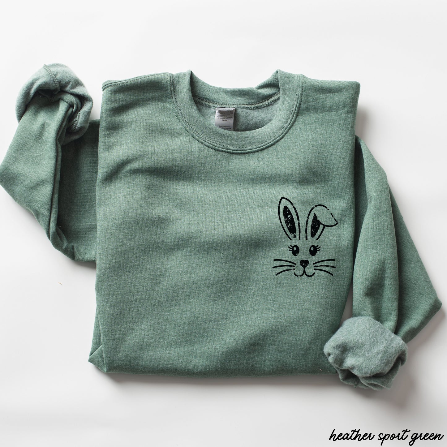 Pocket Bunny Sweatshirt *12 Colors (S-3X) Chloe Vs Tank The Boutique
