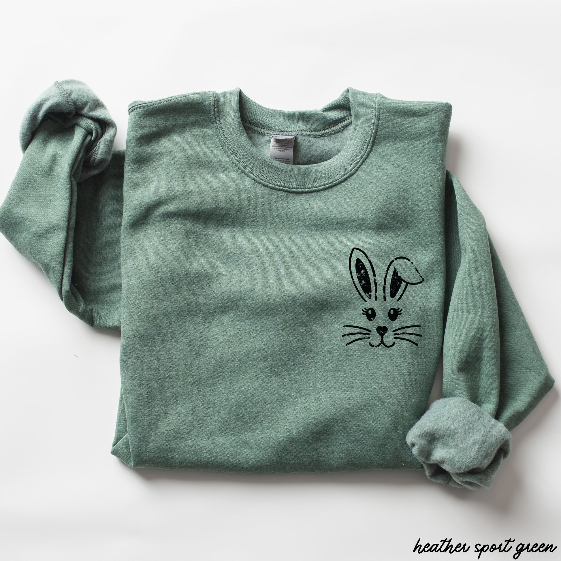 Pocket Bunny Sweatshirt *12 Colors (S-3X) Chloe Vs Tank The Boutique