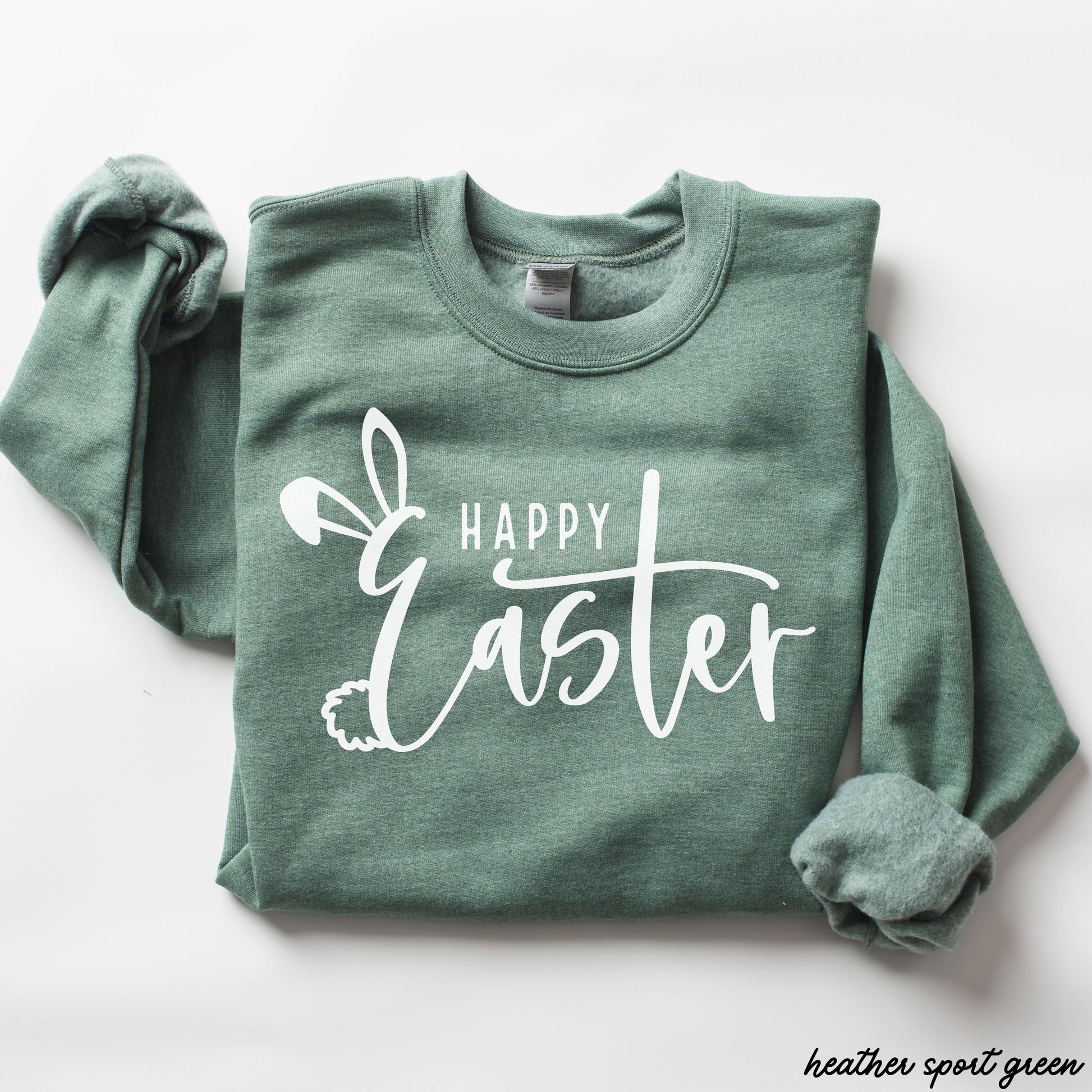 Happy Easter Sweatshirt *9 Colors (S-3X) Chloe Vs Tank The Boutique