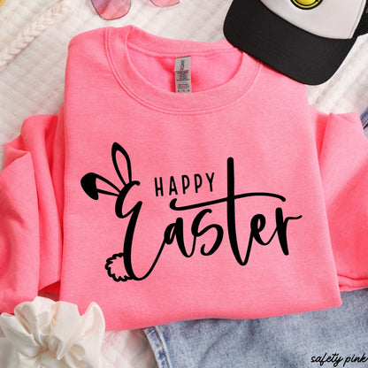 Happy Easter Sweatshirt *9 Colors (S-3X) Chloe Vs Tank The Boutique