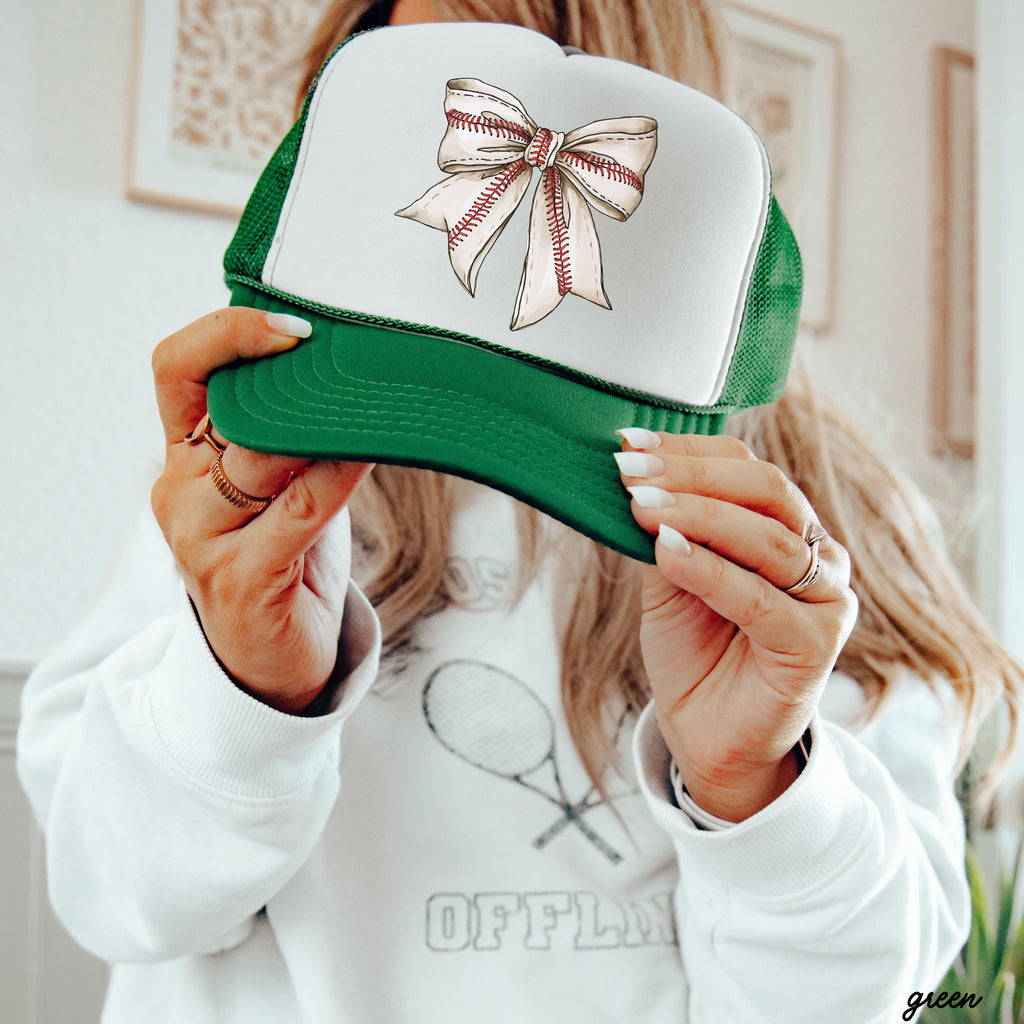 Baseball Coquette Trucker Hat *9 Colors Chloe Vs Tank The Boutique