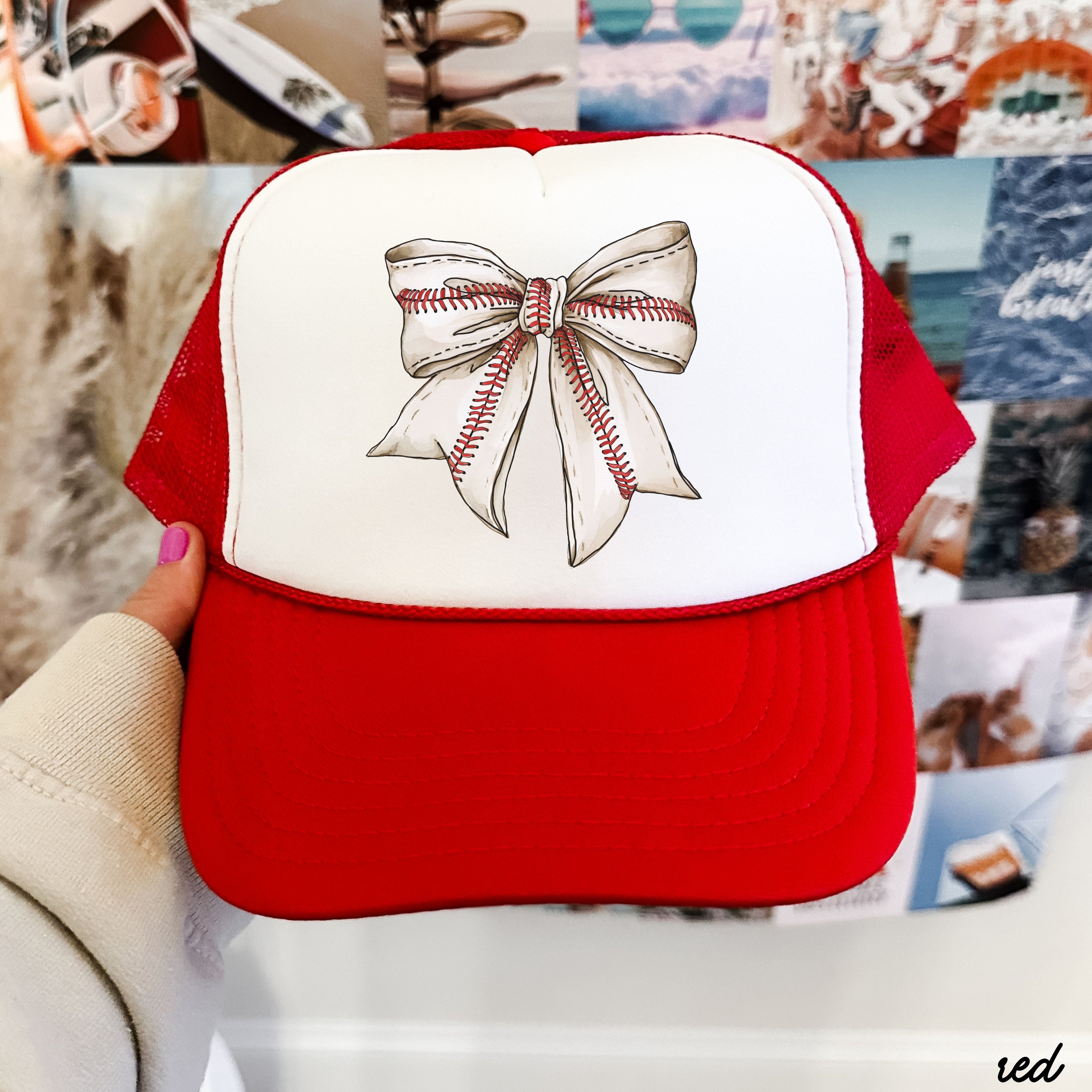 Baseball Coquette Trucker Hat *9 Colors Chloe Vs Tank The Boutique