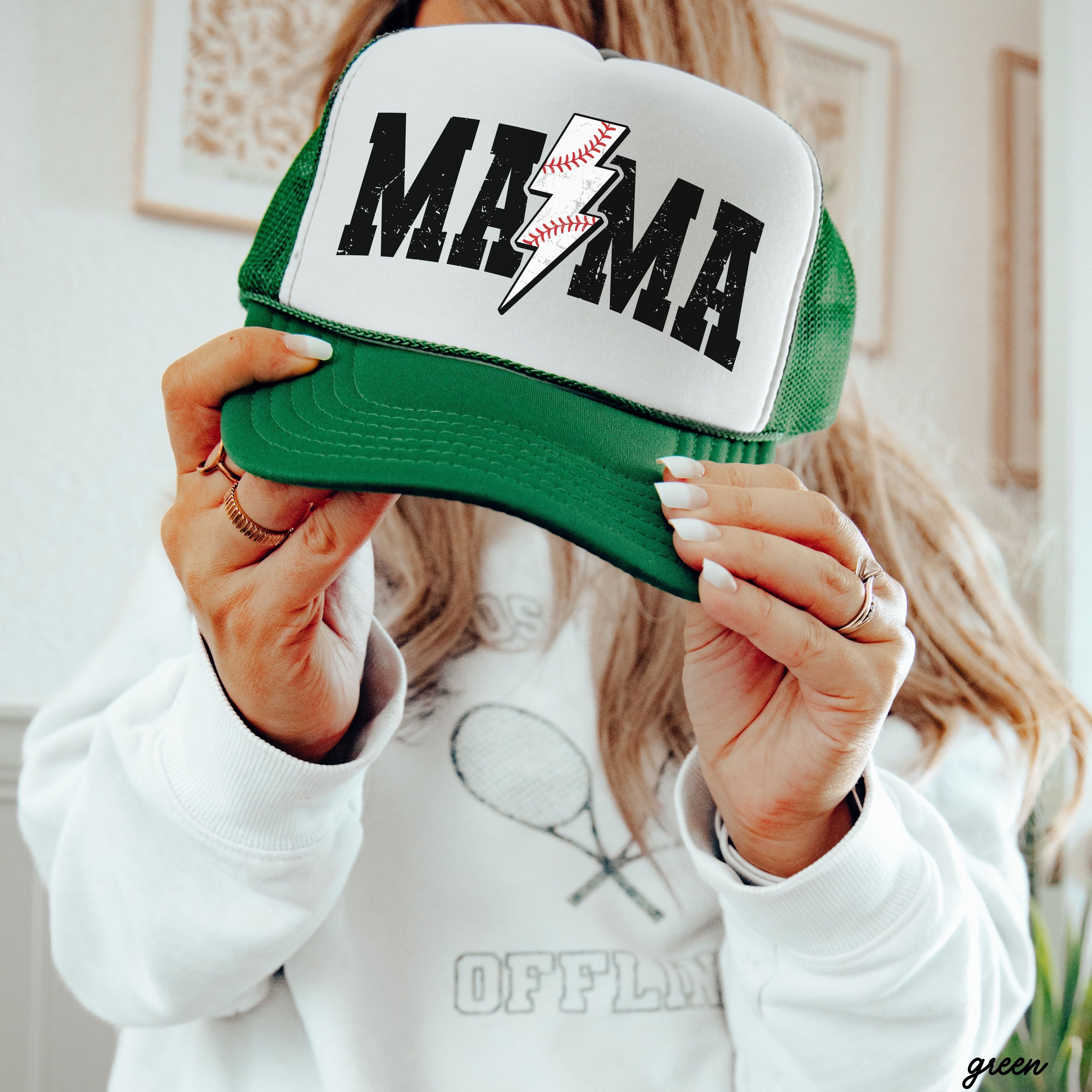 Baseball Mama Bolt Trucker Hat *9 Colors Chloe Vs Tank The Boutique