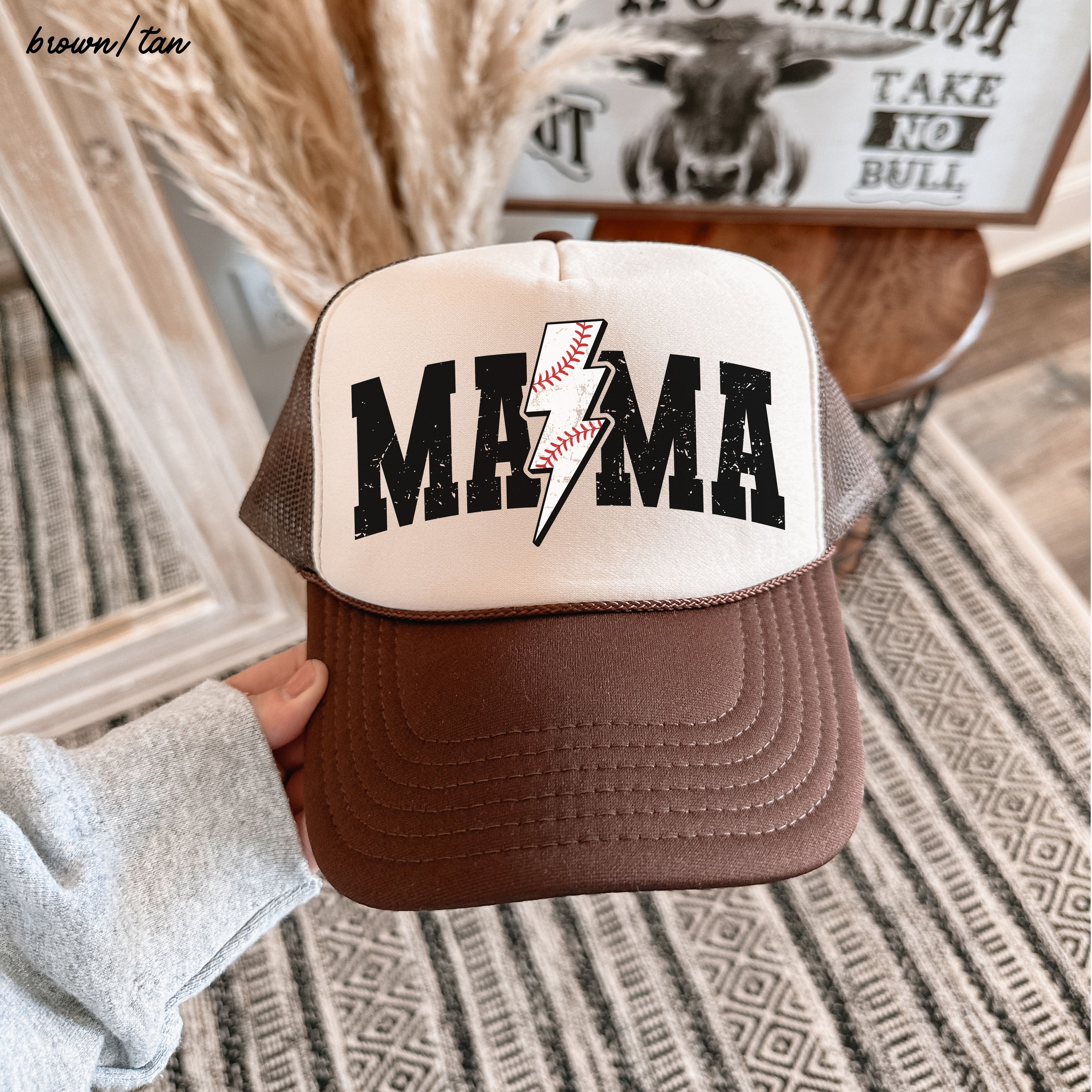 Baseball Mama Bolt Trucker Hat *9 Colors Chloe Vs Tank The Boutique