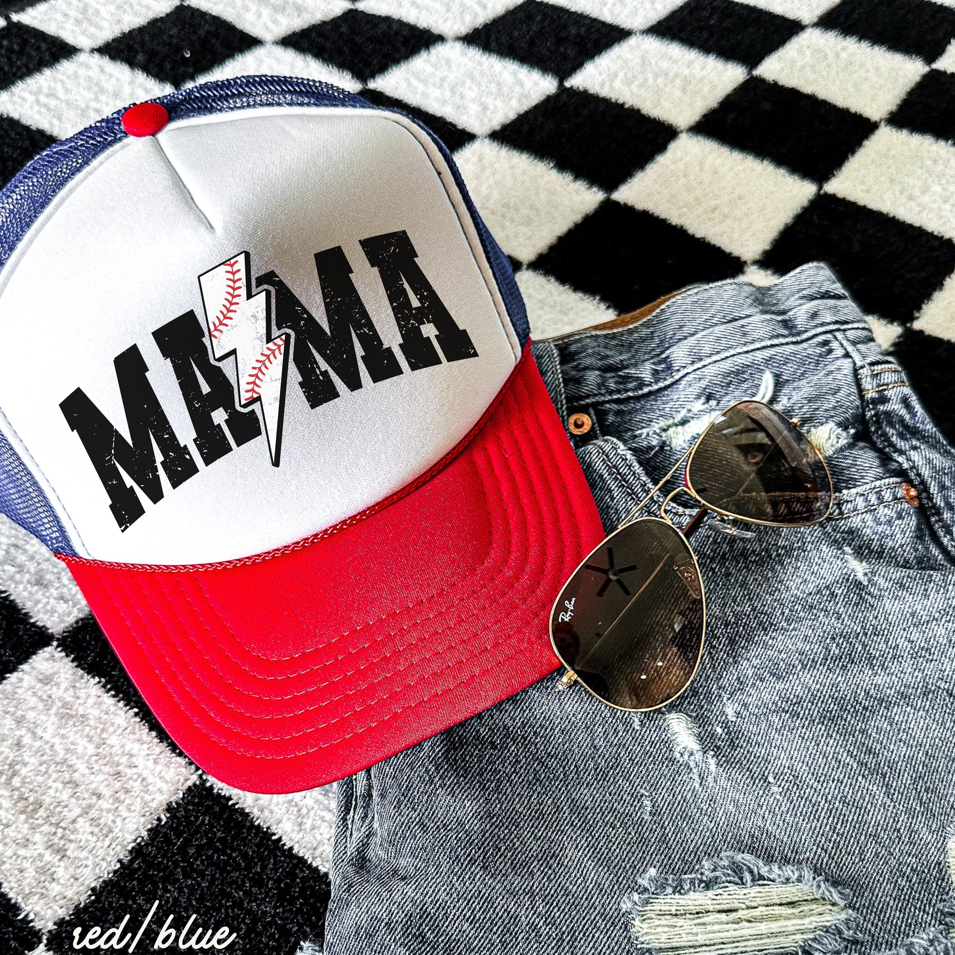 Baseball Mama Bolt Trucker Hat *9 Colors Chloe Vs Tank The Boutique