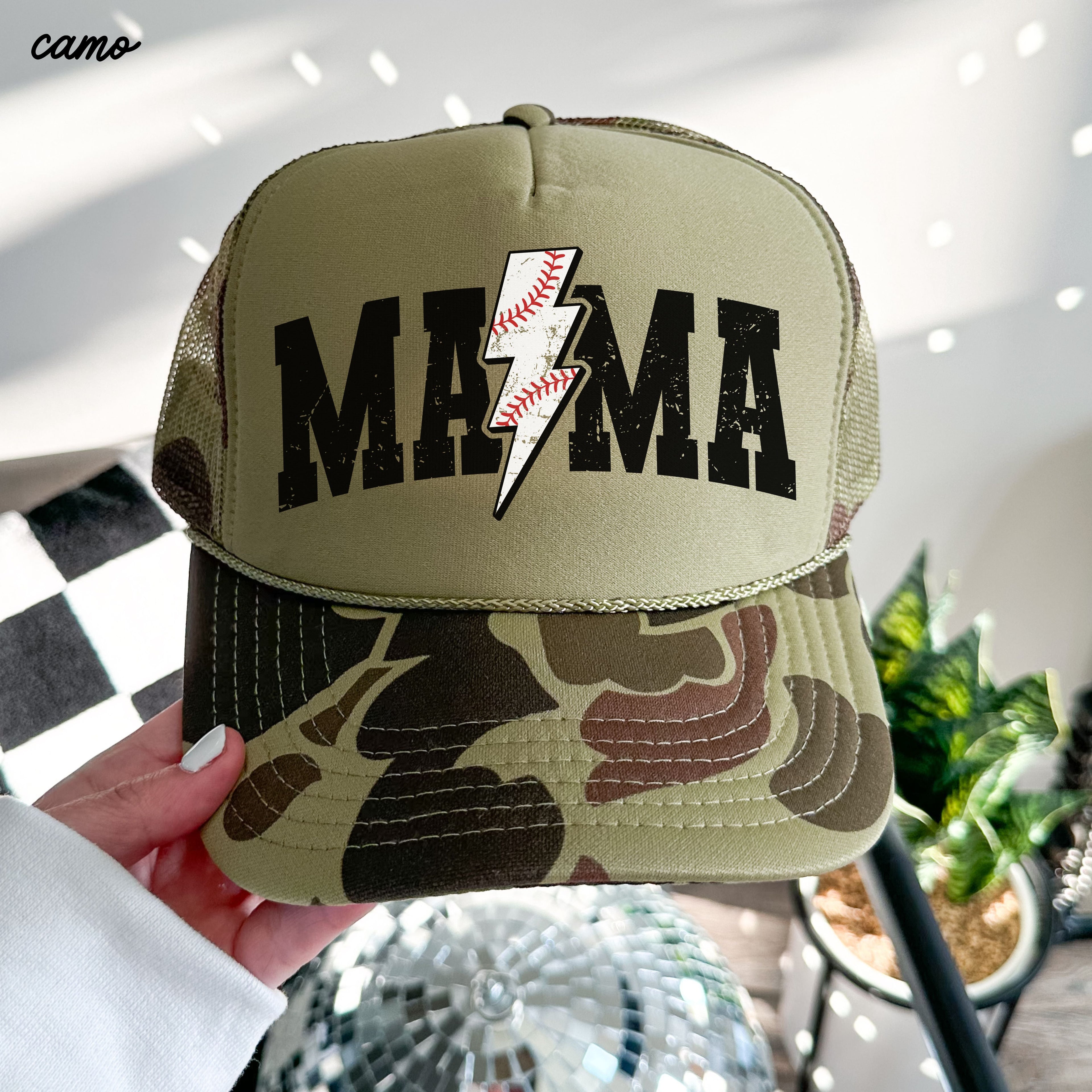 Baseball Mama Bolt Trucker Hat *9 Colors Chloe Vs Tank The Boutique