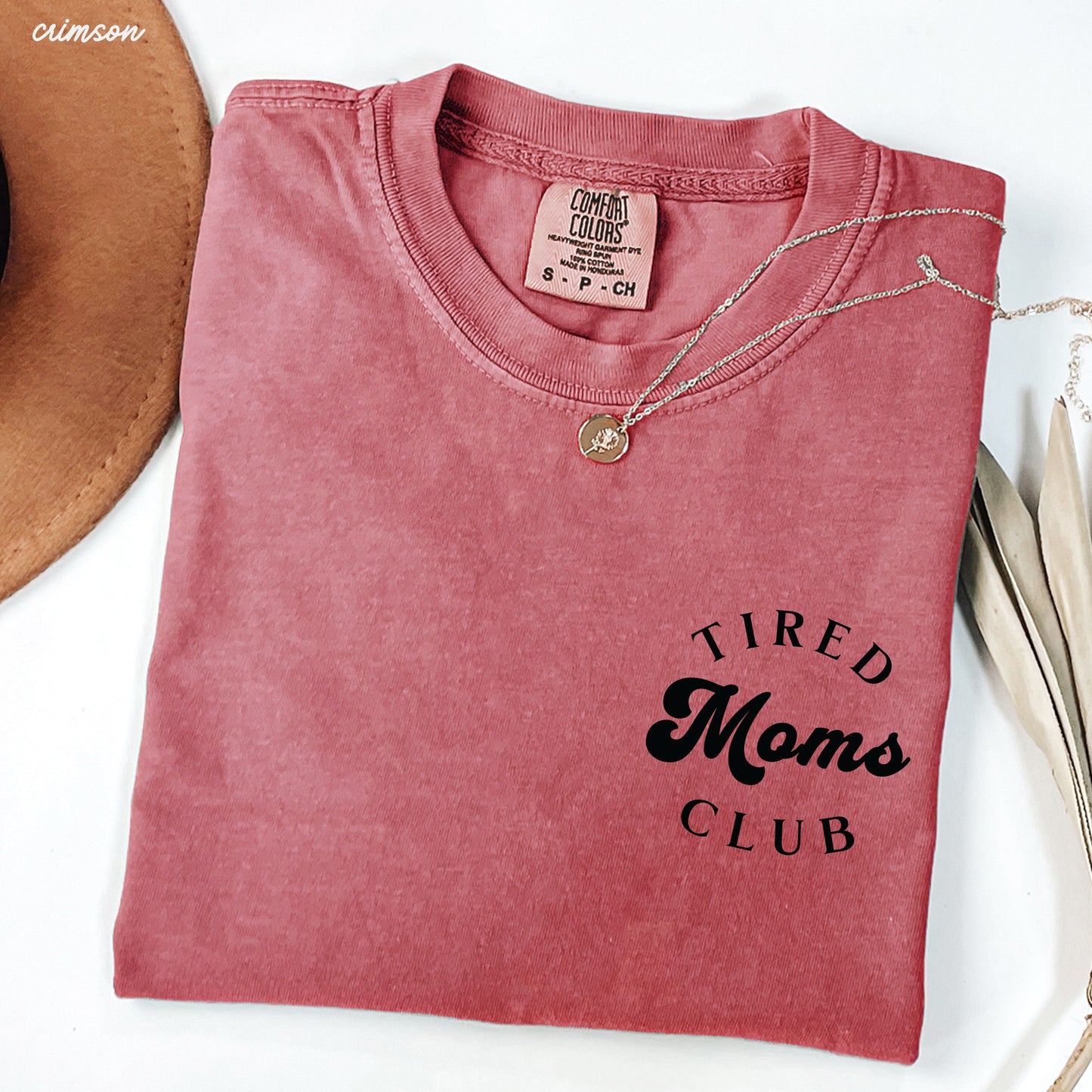 Pocket Tired Moms Club Tee *12 Colors (S-3X) Chloe Vs Tank The Boutique
