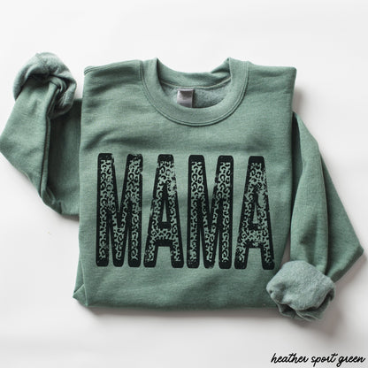 Leopard Mama Sweatshirt *8 Colors (S-3X) Chloe Vs Tank The Boutique