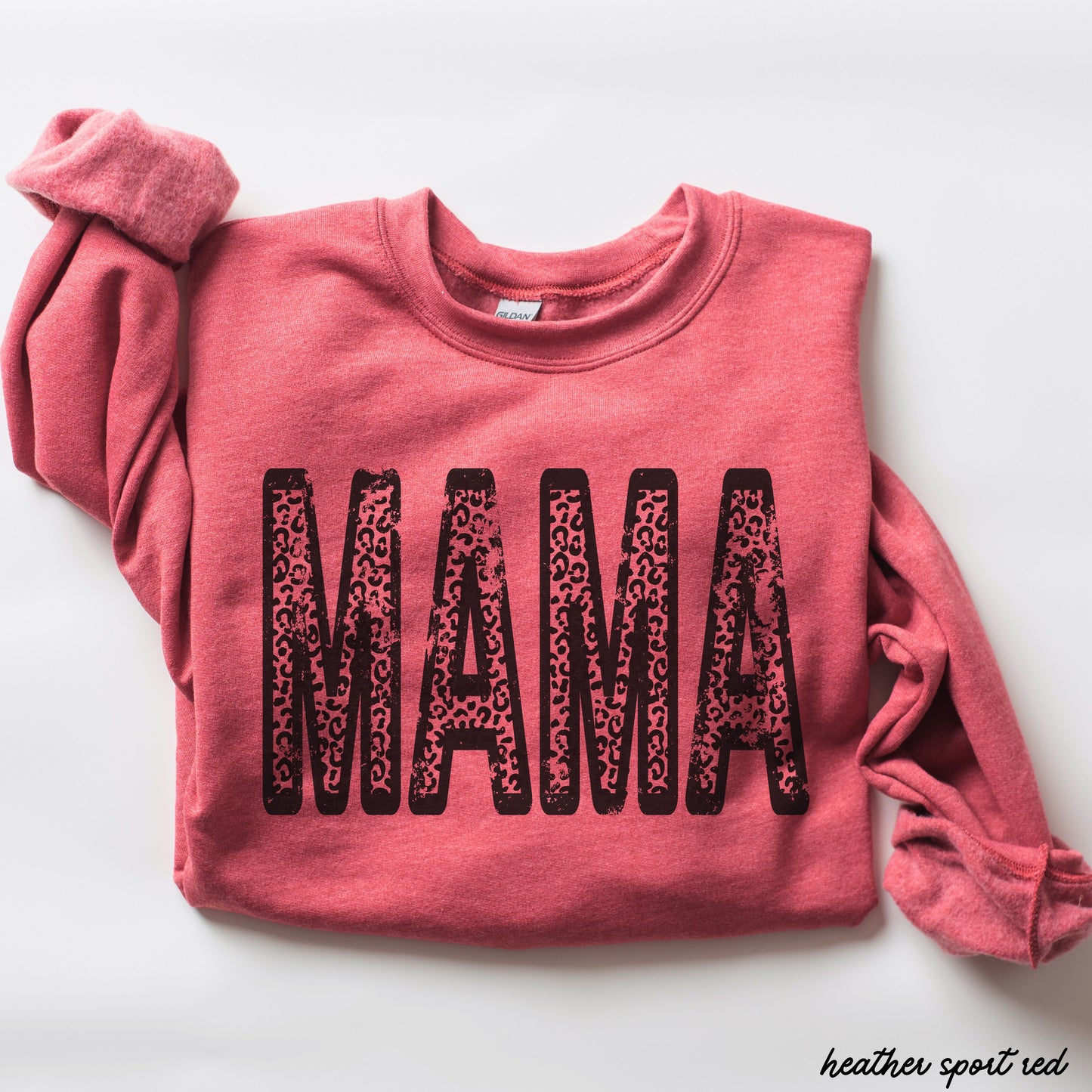 Leopard Mama Sweatshirt *8 Colors (S-3X) Chloe Vs Tank The Boutique