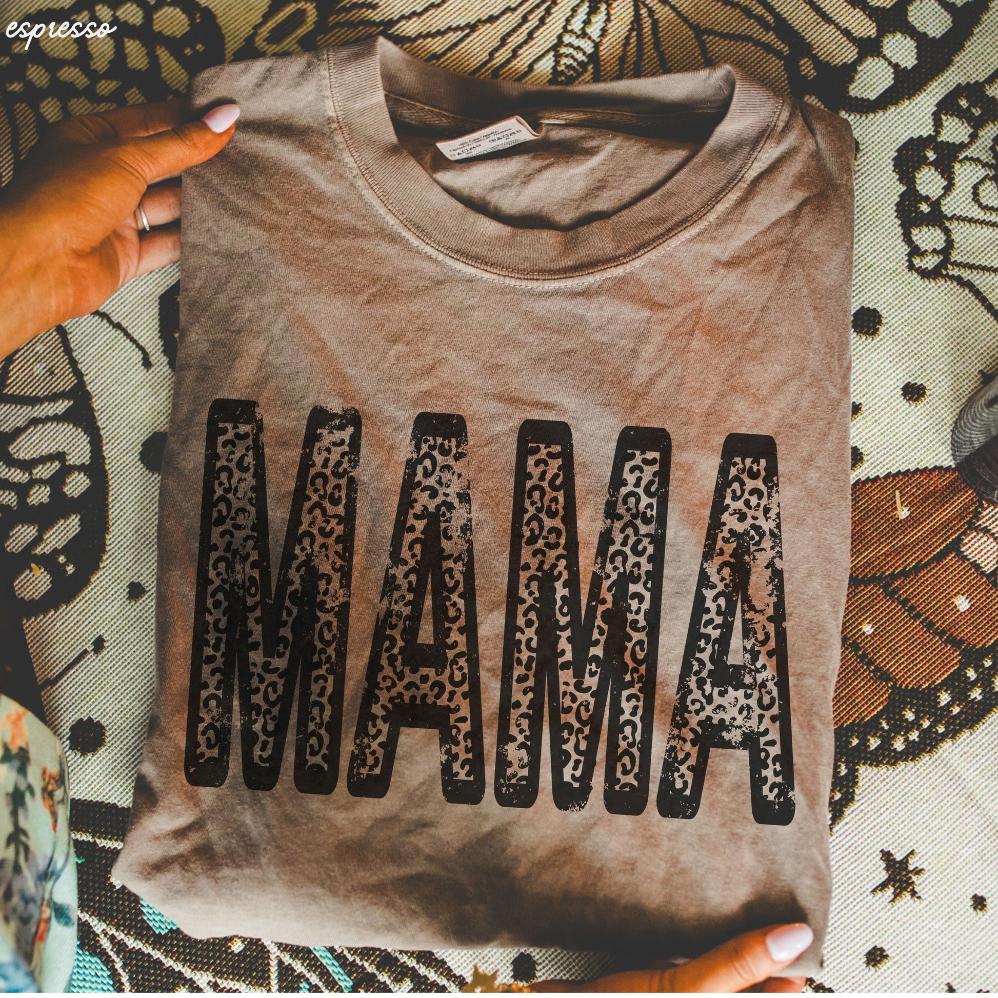 Leopard Mama Tee *12 Colors (S-3X) Chloe Vs Tank The Boutique
