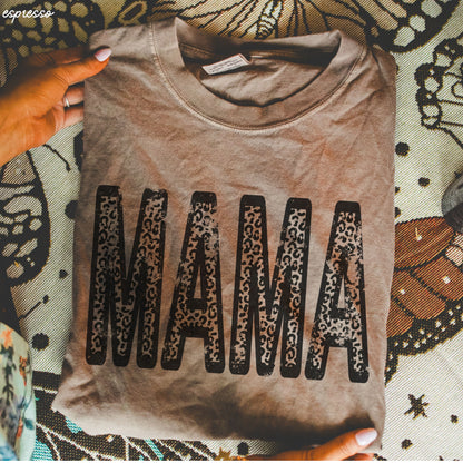 Leopard Mama Tee *12 Colors (S-3X) Chloe Vs Tank The Boutique