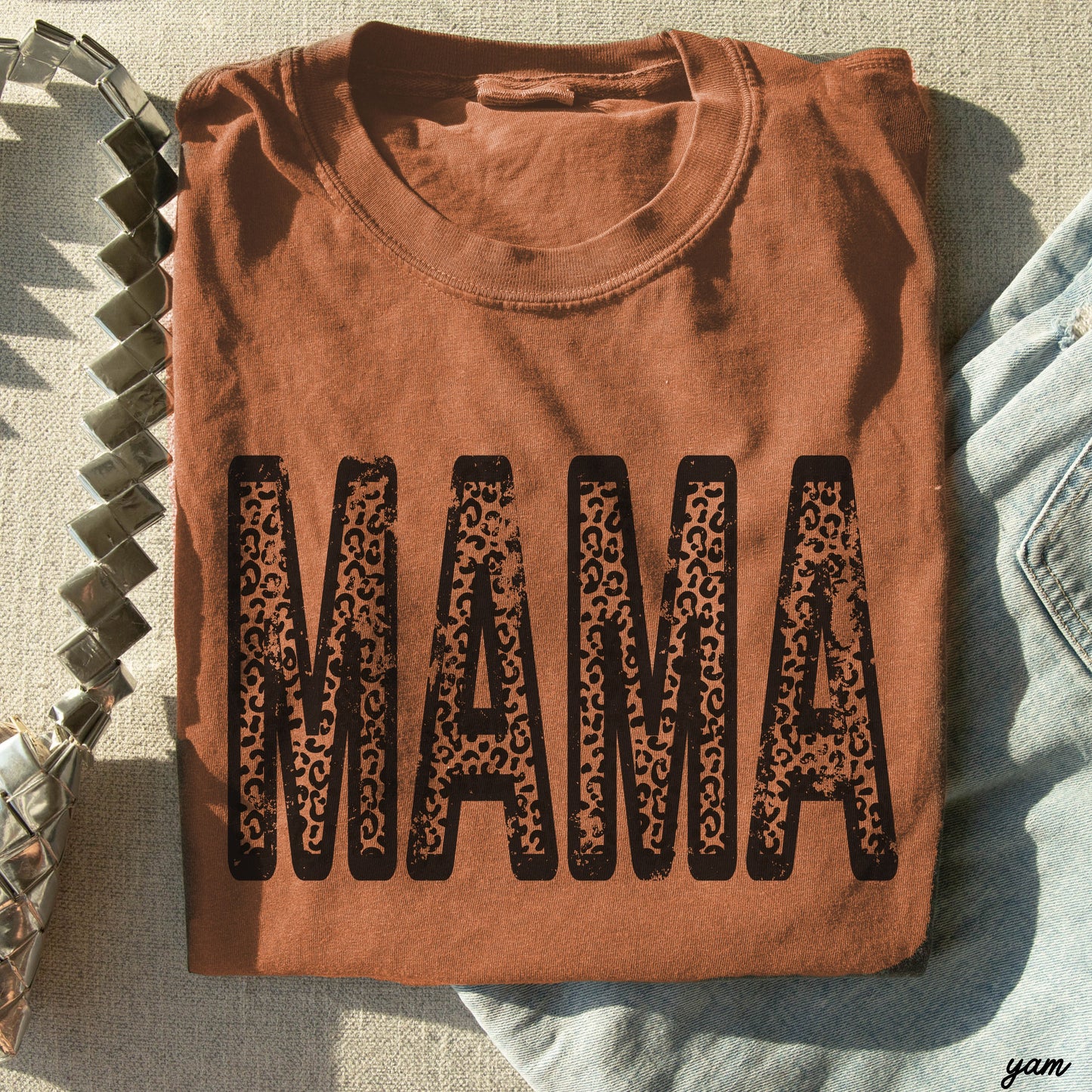 Leopard Mama Tee *12 Colors (S-3X) Chloe Vs Tank The Boutique