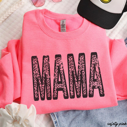 Leopard Mama Sweatshirt *8 Colors (S-3X) Chloe Vs Tank The Boutique