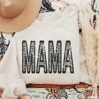 Leopard Mama Sweatshirt *8 Colors (S-3X) Chloe Vs Tank The Boutique
