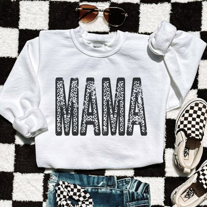 Leopard Mama Sweatshirt *8 Colors (S-3X) Chloe Vs Tank The Boutique