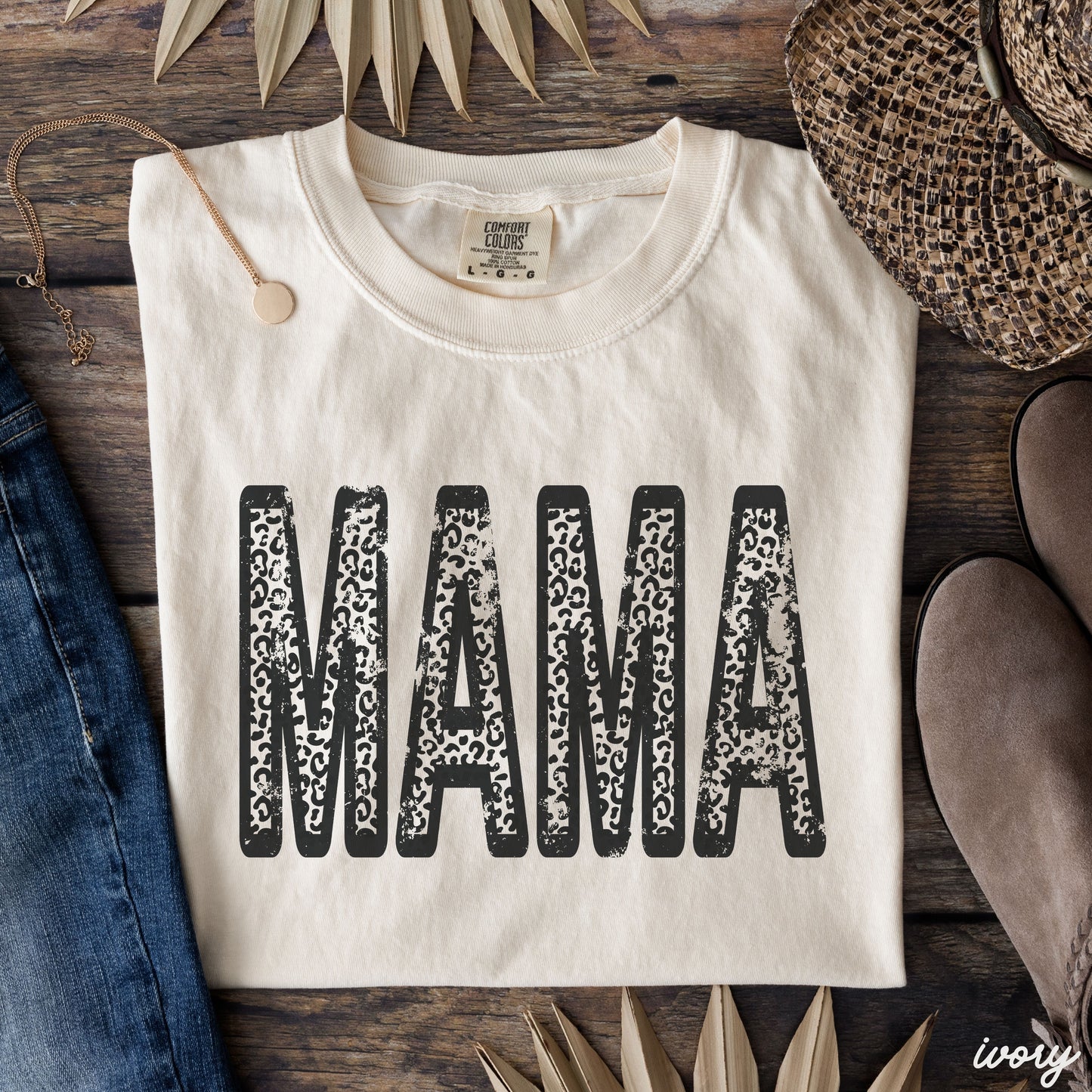 Leopard Mama Tee *12 Colors (S-3X) Chloe Vs Tank The Boutique